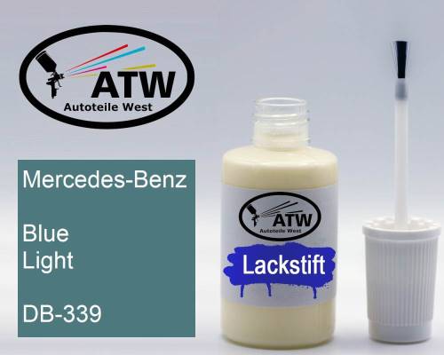 Mercedes-Benz, Blue Light, DB-339: 20ml Lackstift, von ATW Autoteile West.